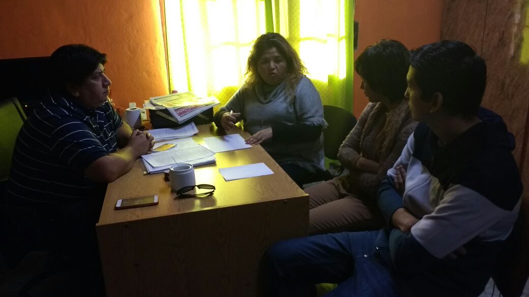 Huichaqueo se reunió en José de San Martín con operadores  y coordinadores del Servicio de Protección de Derechos.