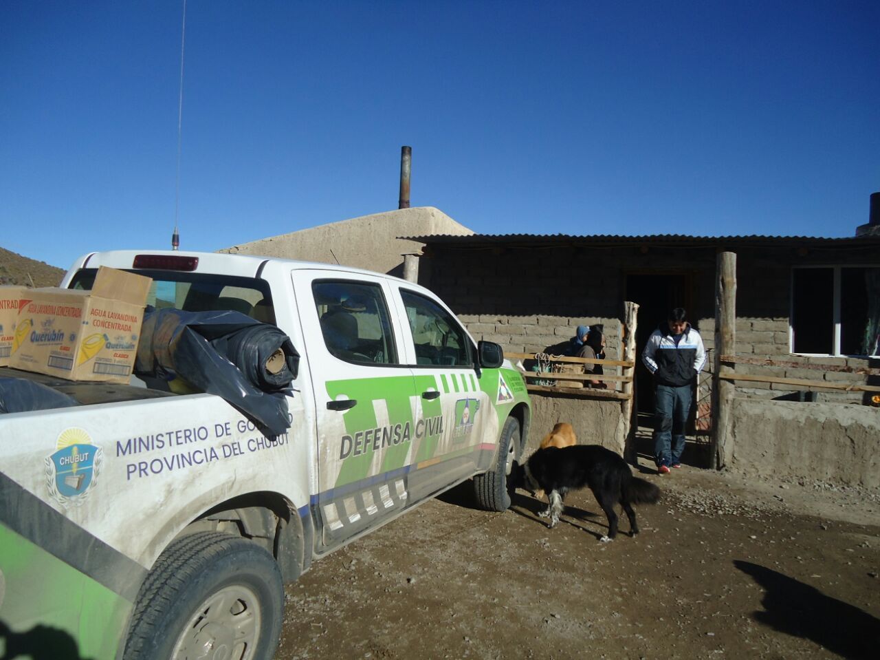 Fuerte trabajo de Defensa Civil  en el Plan Invierno 2017.