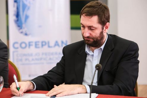 El Ministro de Interior de Nación en Comodoro Rivadavia, Chubut