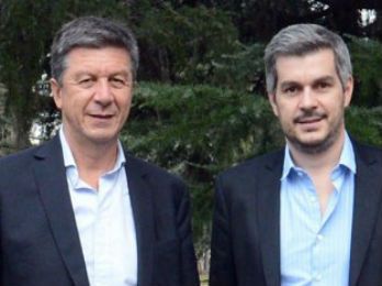 Marcos Peña acompaña a Menna en su campaña