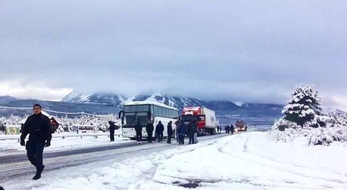 Nevadas en la región patagonica