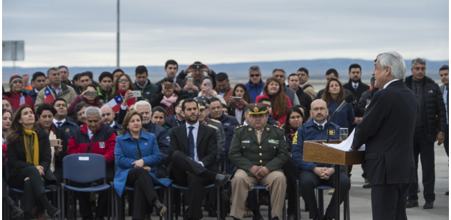 El presidente de Chile inauguró el paso fronterizo Huemules