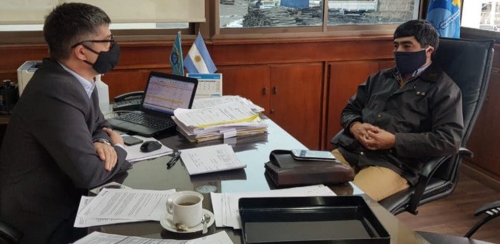 Gestiones de Obras en Rawson, para la Comuna Rural de Aldea Apeleg.