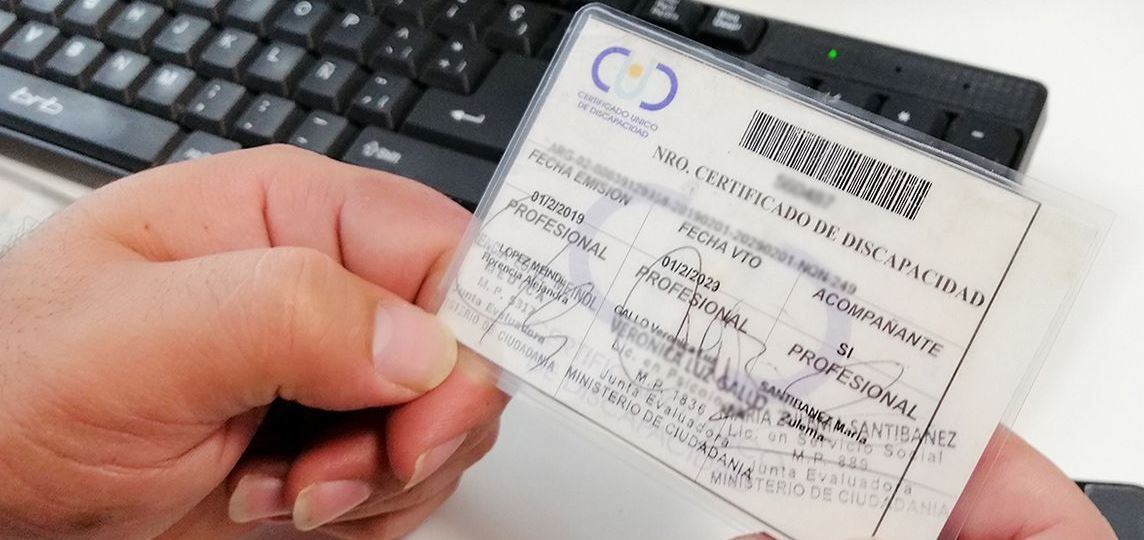 Prórroga hasta Diciembre de 2021 de los Certificados Únicos de Discapacidad.
