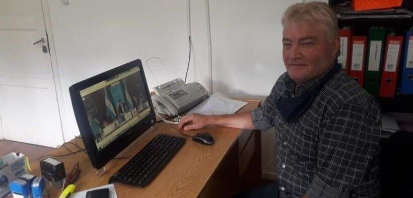 Intendente de Senguer firmo convenio con el Ministro de Ambiente de Nación