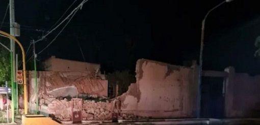 Un fuerte movimiento sísmico en San Juan.