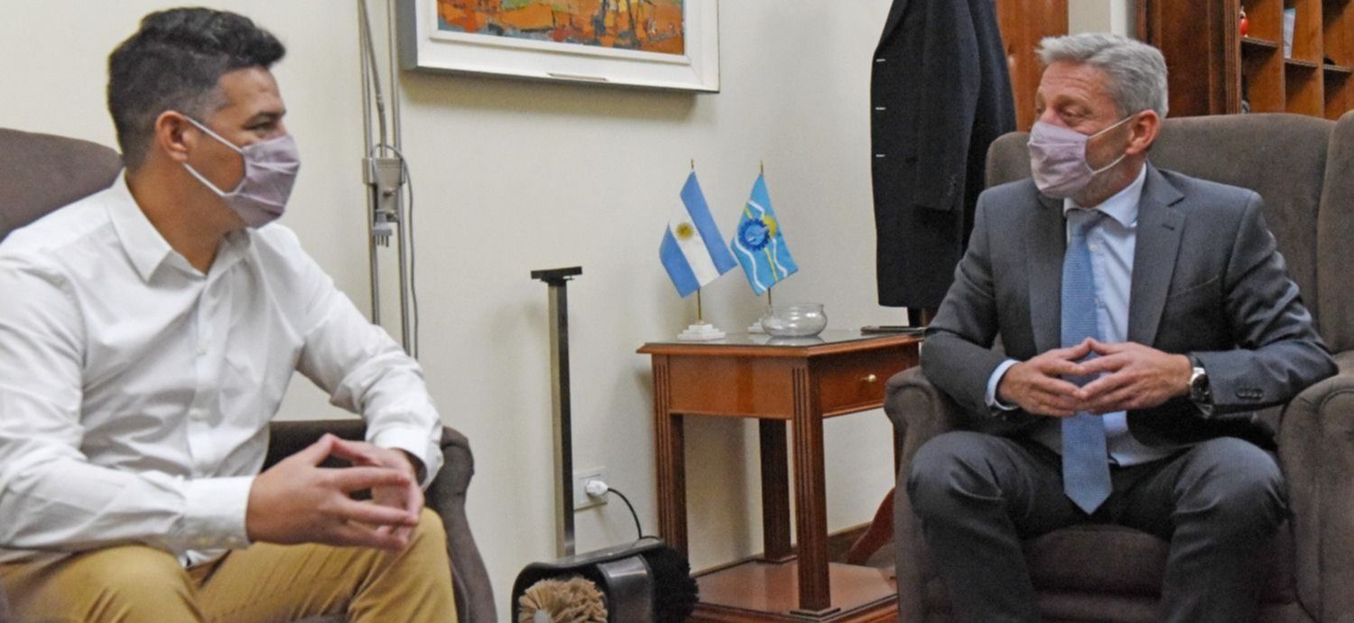 El gobernador Arcioni recibió al intendente de Sarmiento Balochi