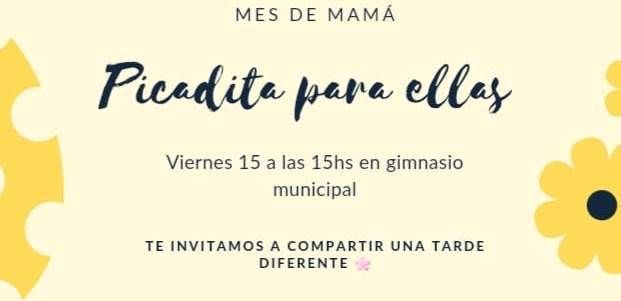 Mes de Mamá, Desde el Área de Cultura se invita a un compartir.